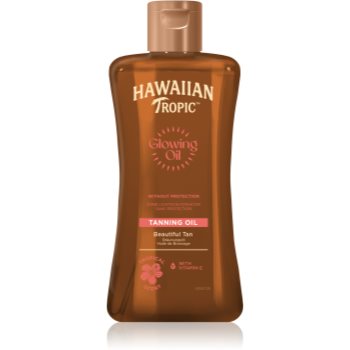 Hawaiian Tropic Glowing Oil Tanning ulei pentru corp pentru un bronz de lunga durata - imagine 2